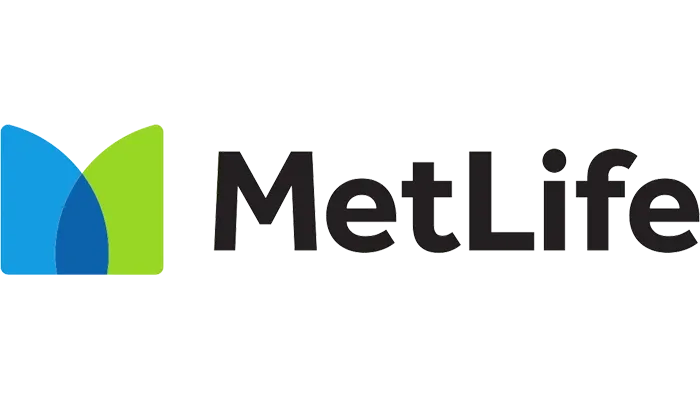 MetLife logo: Blue and green stylized