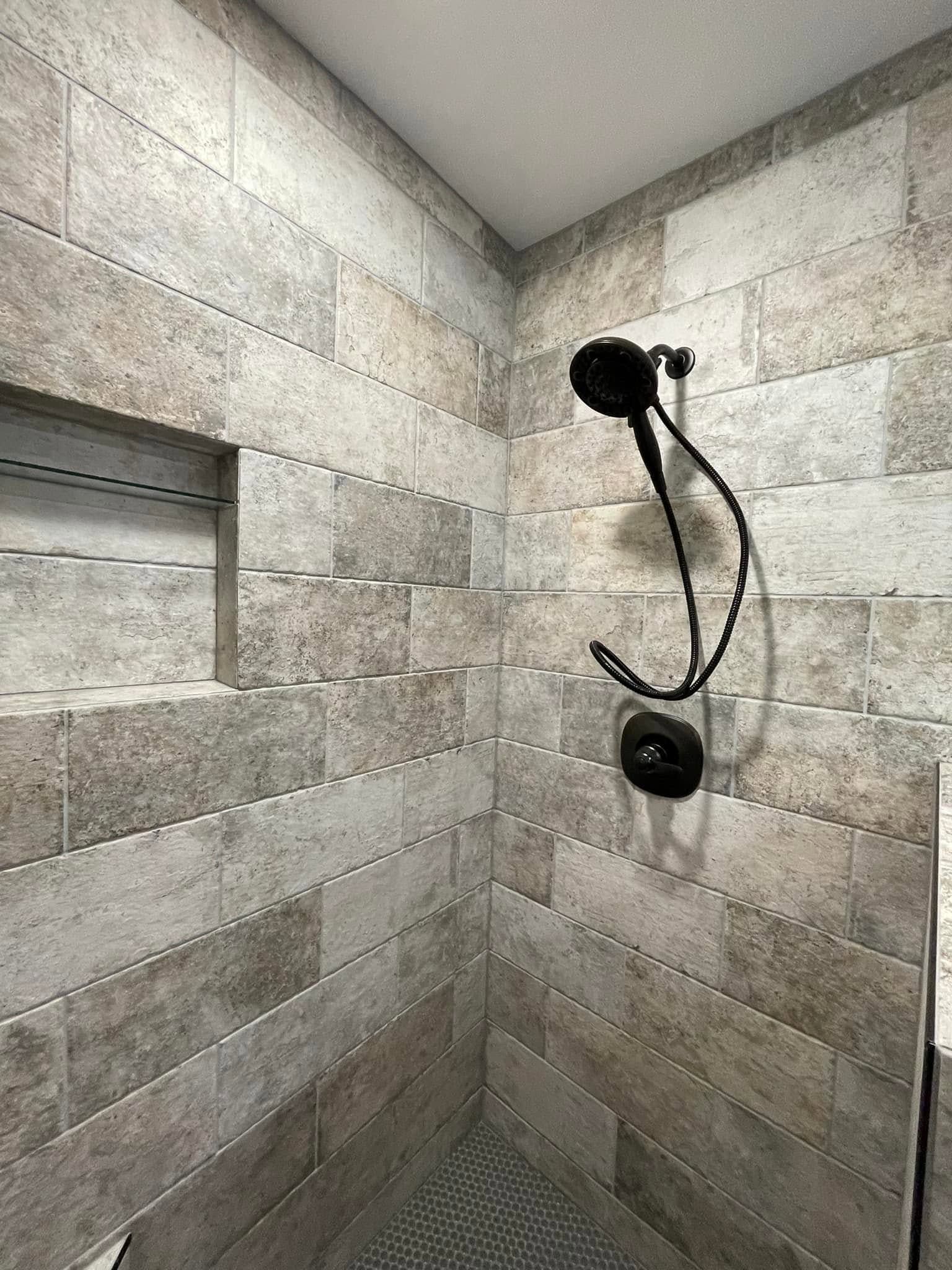 custom shower tile