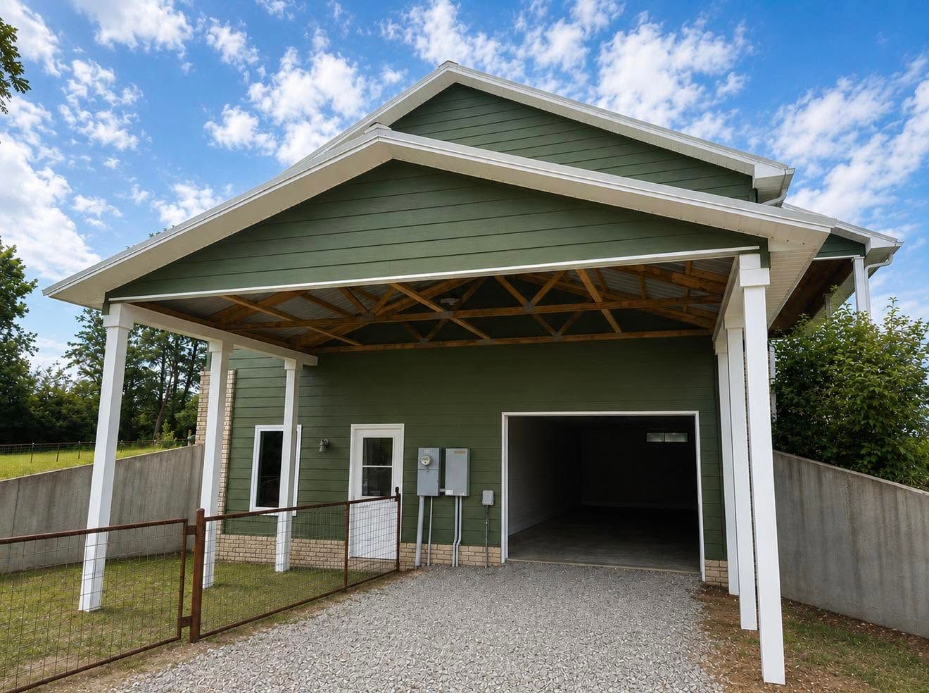 covered front porch