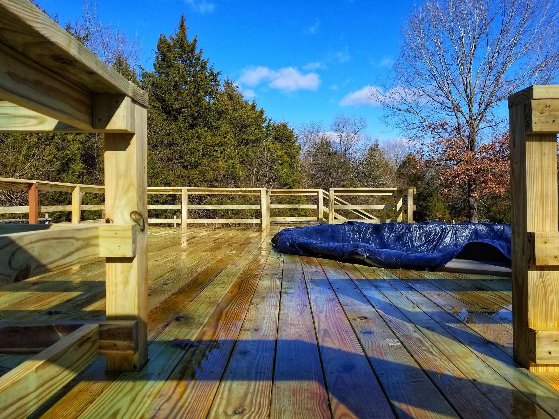 deck staining