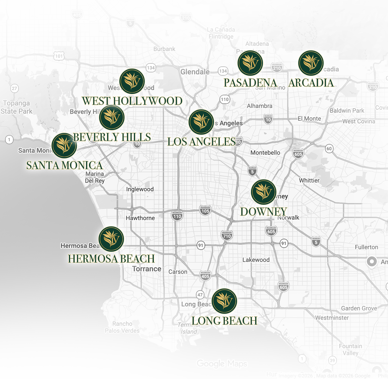Los Angeles Sevice Area