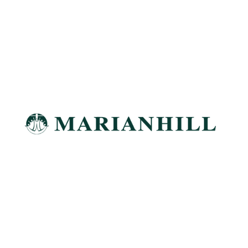 The logo for marianhill is on a white background.