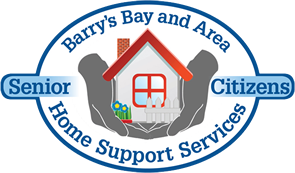 A logo for barry 's bay and area senior home support services