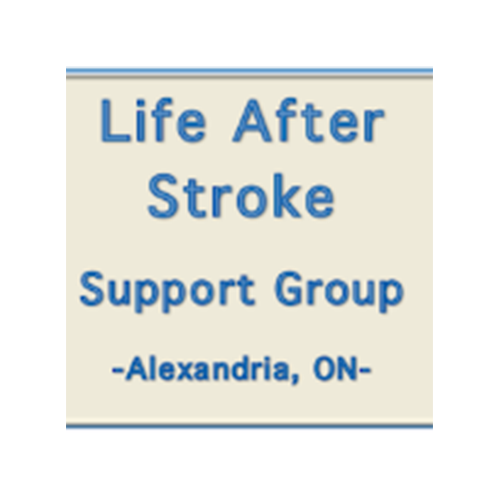 A sign that says life after stroke support group