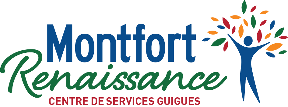 The logo for montfort renaissance centre de services guigues