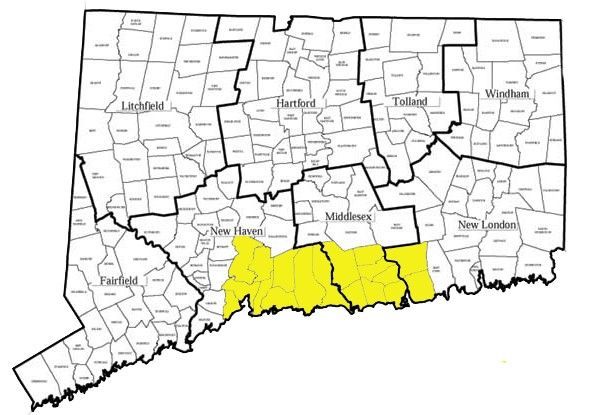 Service Area Map – Branford, CT – Branford Hills Homecare Service Area Map – Branford, CT – Branford Hills Homecare