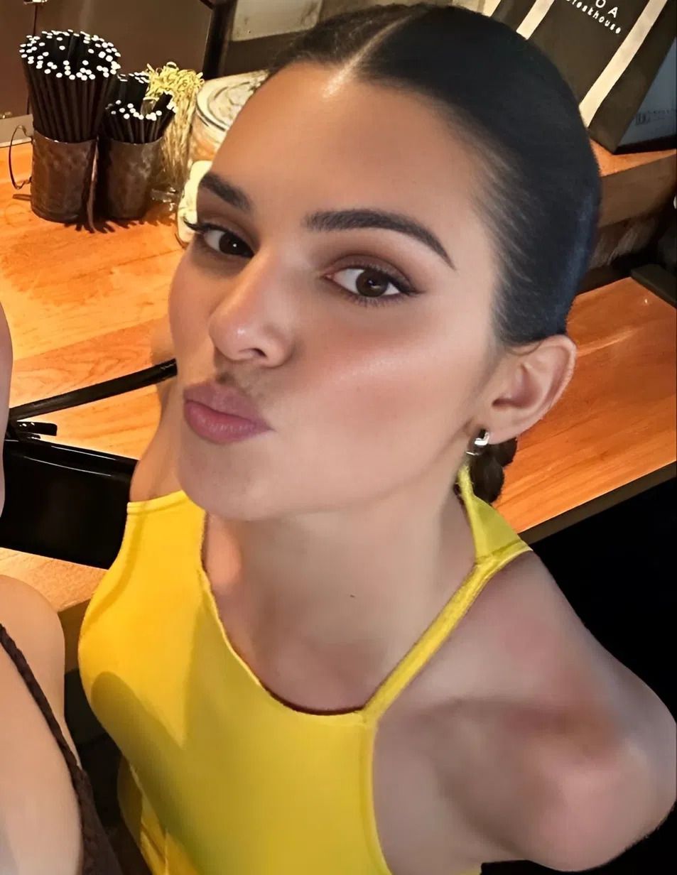 Natural-looking full combo brows on a fresh clean-girl makeup look