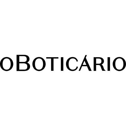 Um logotipo preto e branco para oboticario em um fundo branco.