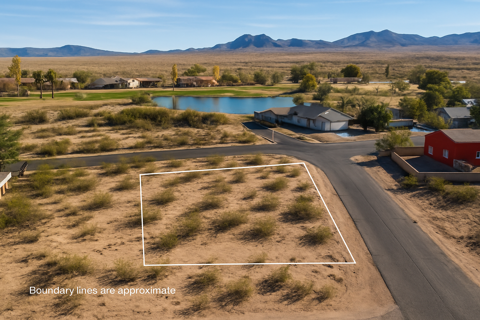 Paisaje del desierto de Mojave Valle Vista