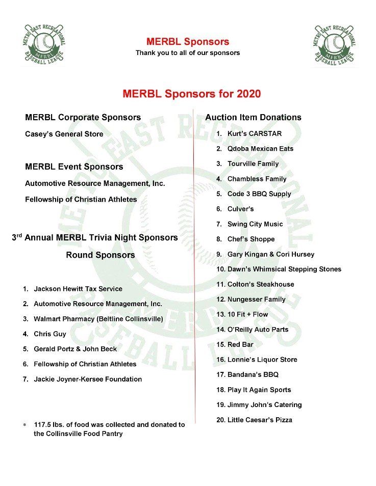 Sponsors
