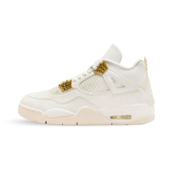 Nike Air Jordan 4 Sail Metallic Gold