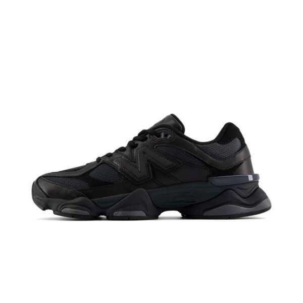 New Balance 9060 Triple Black Leather