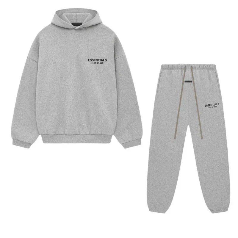 Fear of God Essentials Tracksuit Light Heather