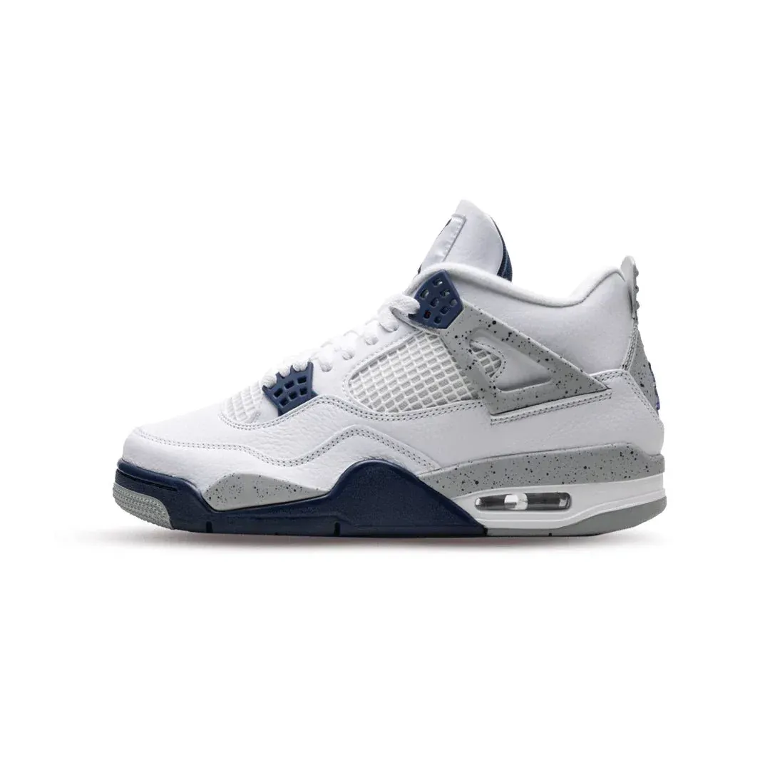 Nike Air Jordan 4 Retro White Midnight Navy