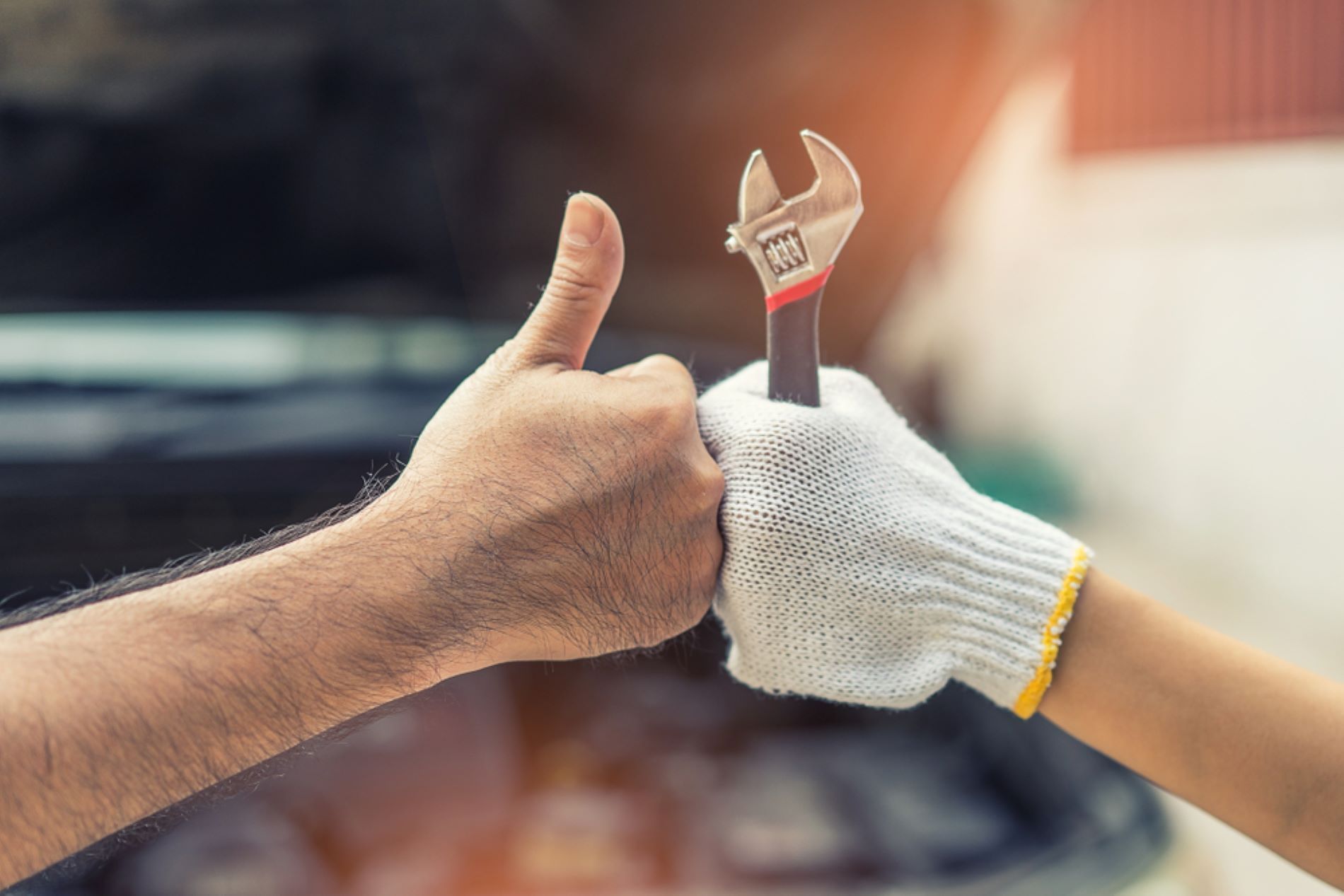 A Man Giving A Thumbs Up — All Models Service Centre In Port Macquarie, NSW
