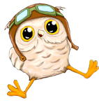 Illustration of Bernie the borrowing owl