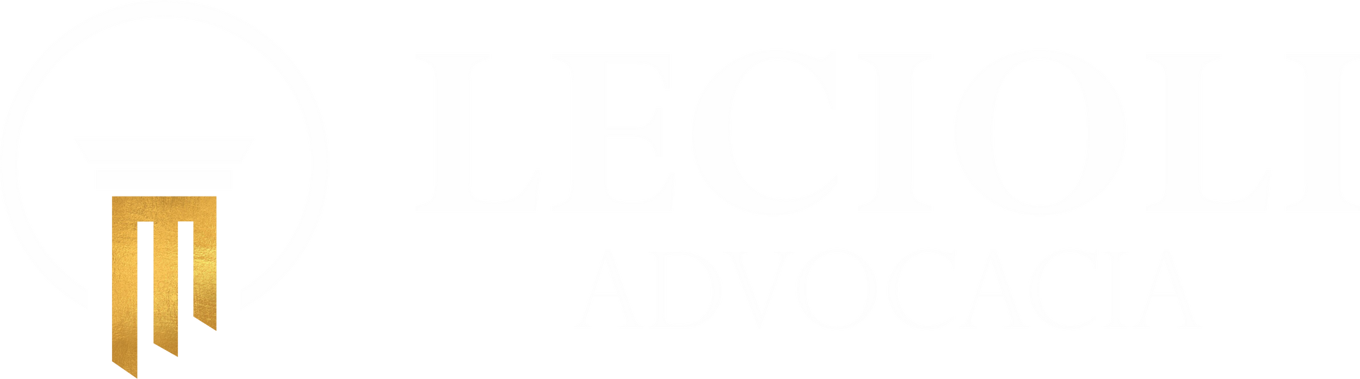 Um logotipo para roberson m. lecioli, um advogado.