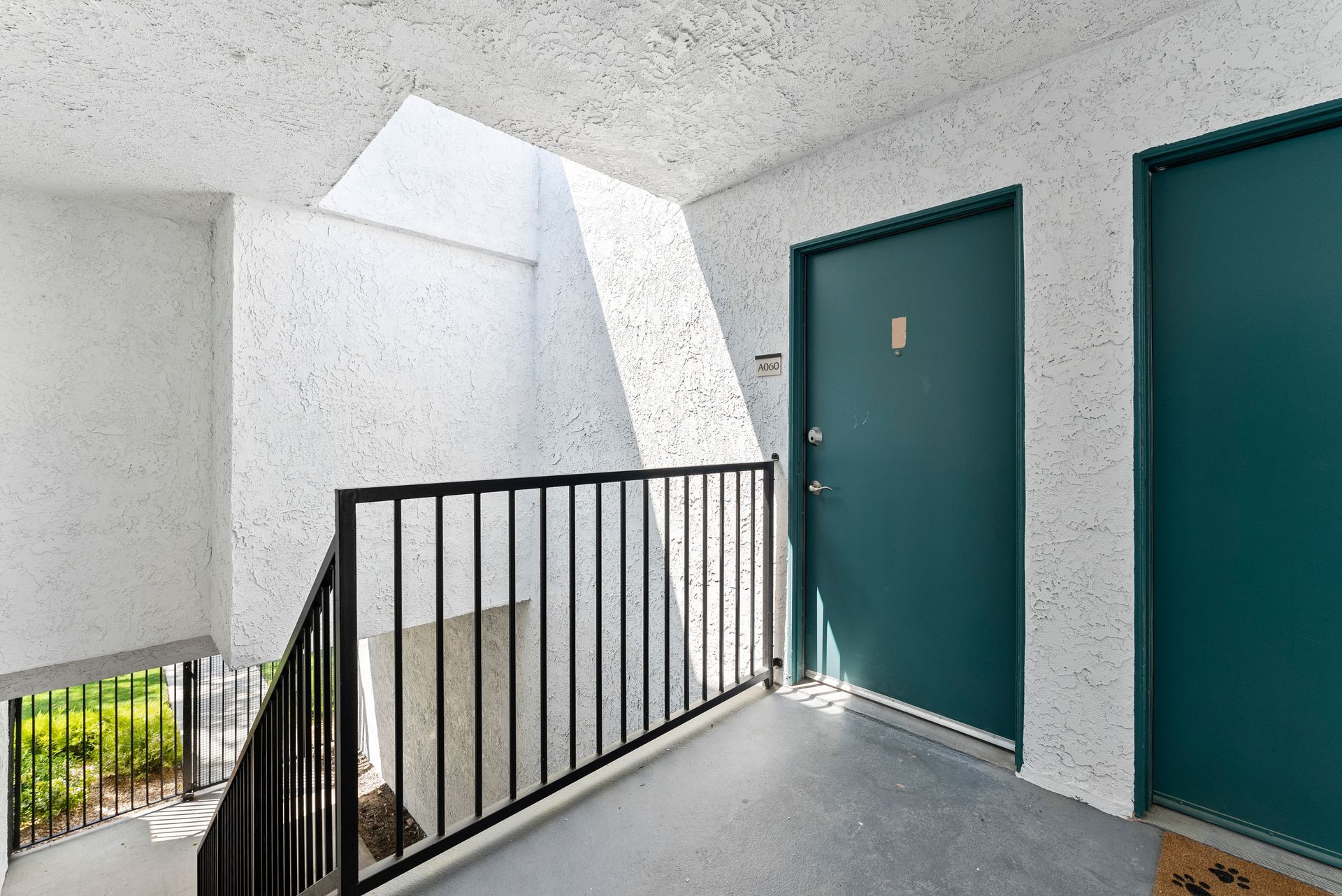 The Jackson apartment door