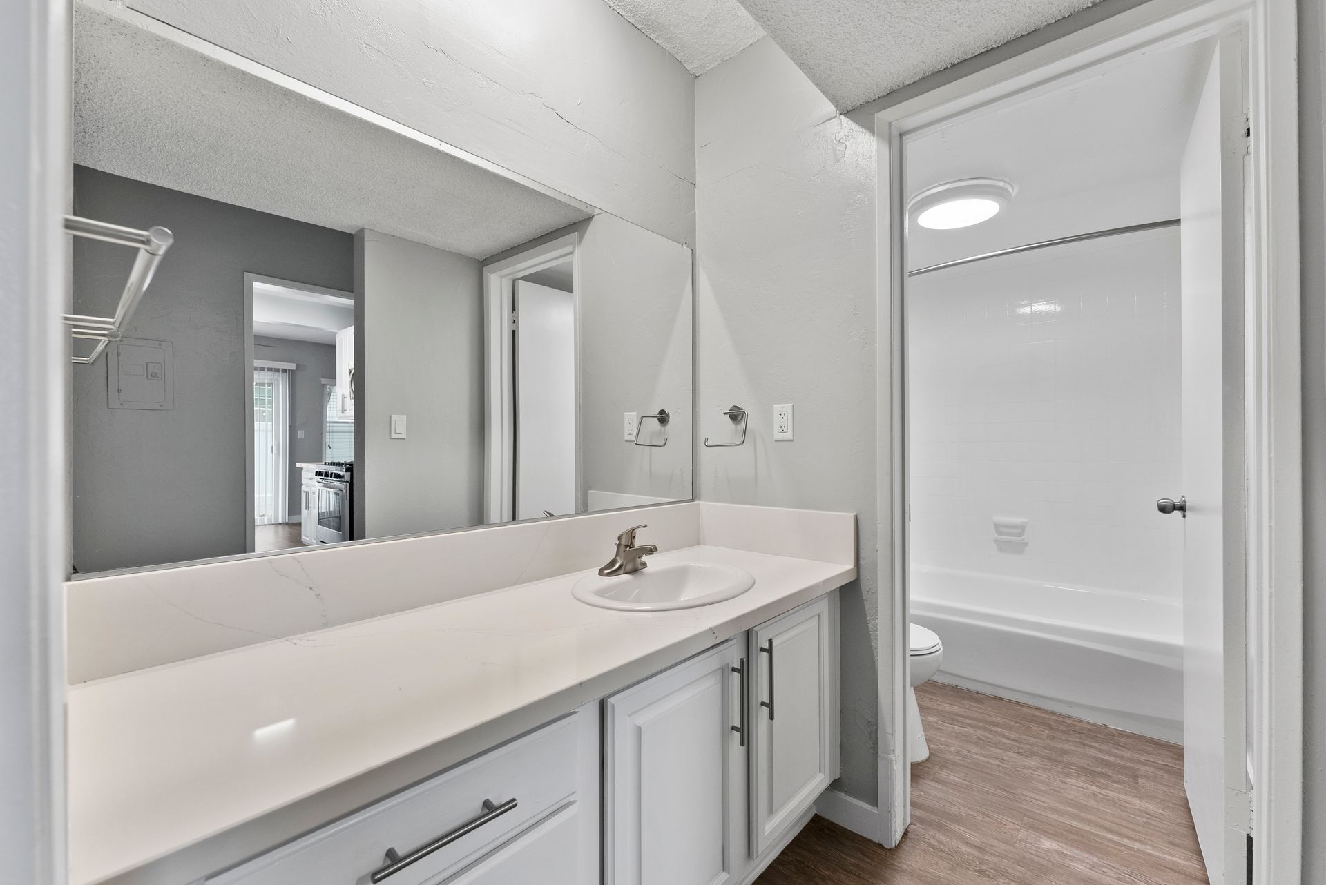 The Jackson apartment bath sink