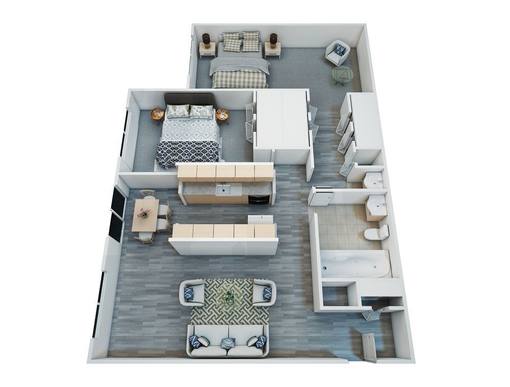 2 Bed | 2 Bath