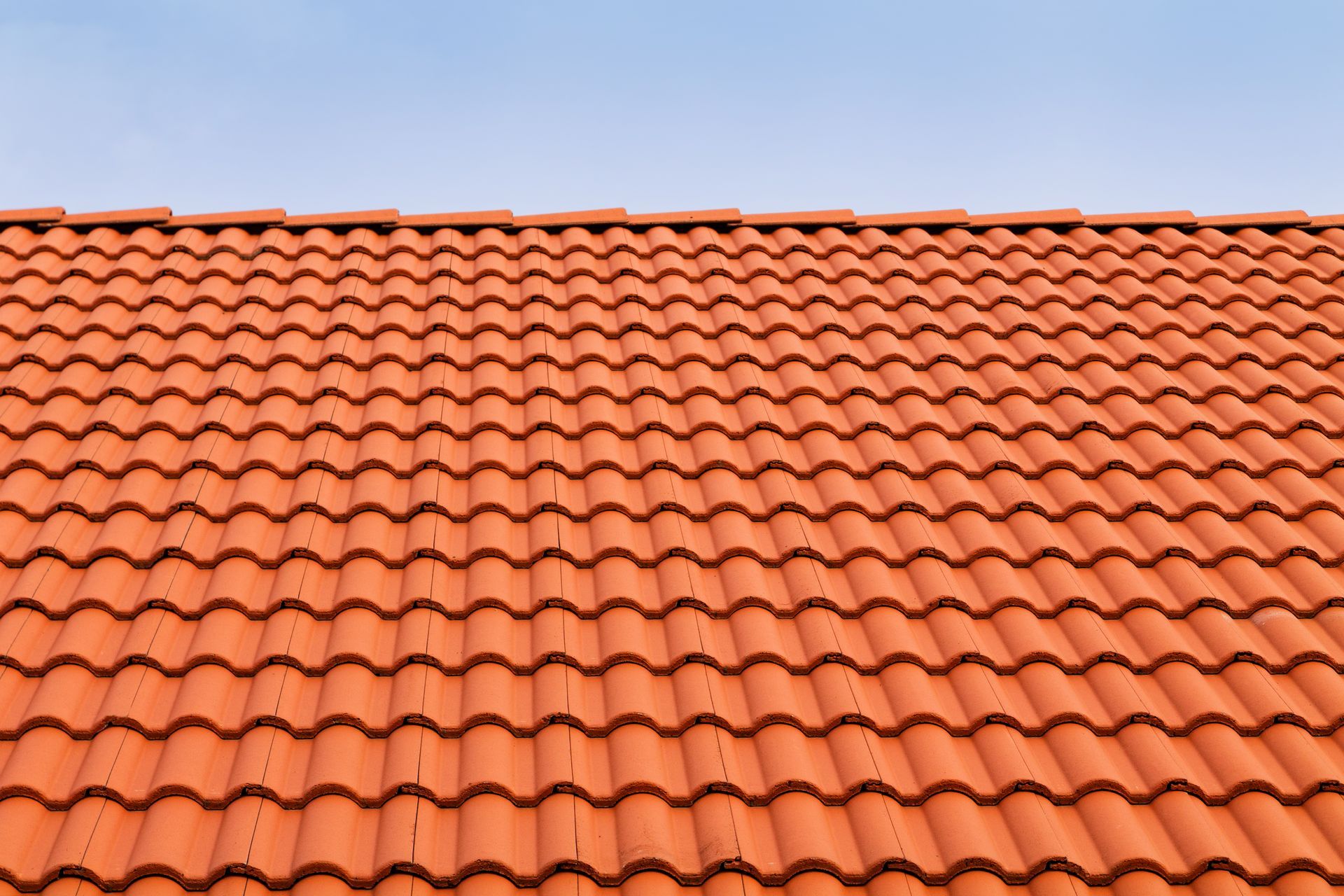 Modified Bitumen Photo Clay tile roof