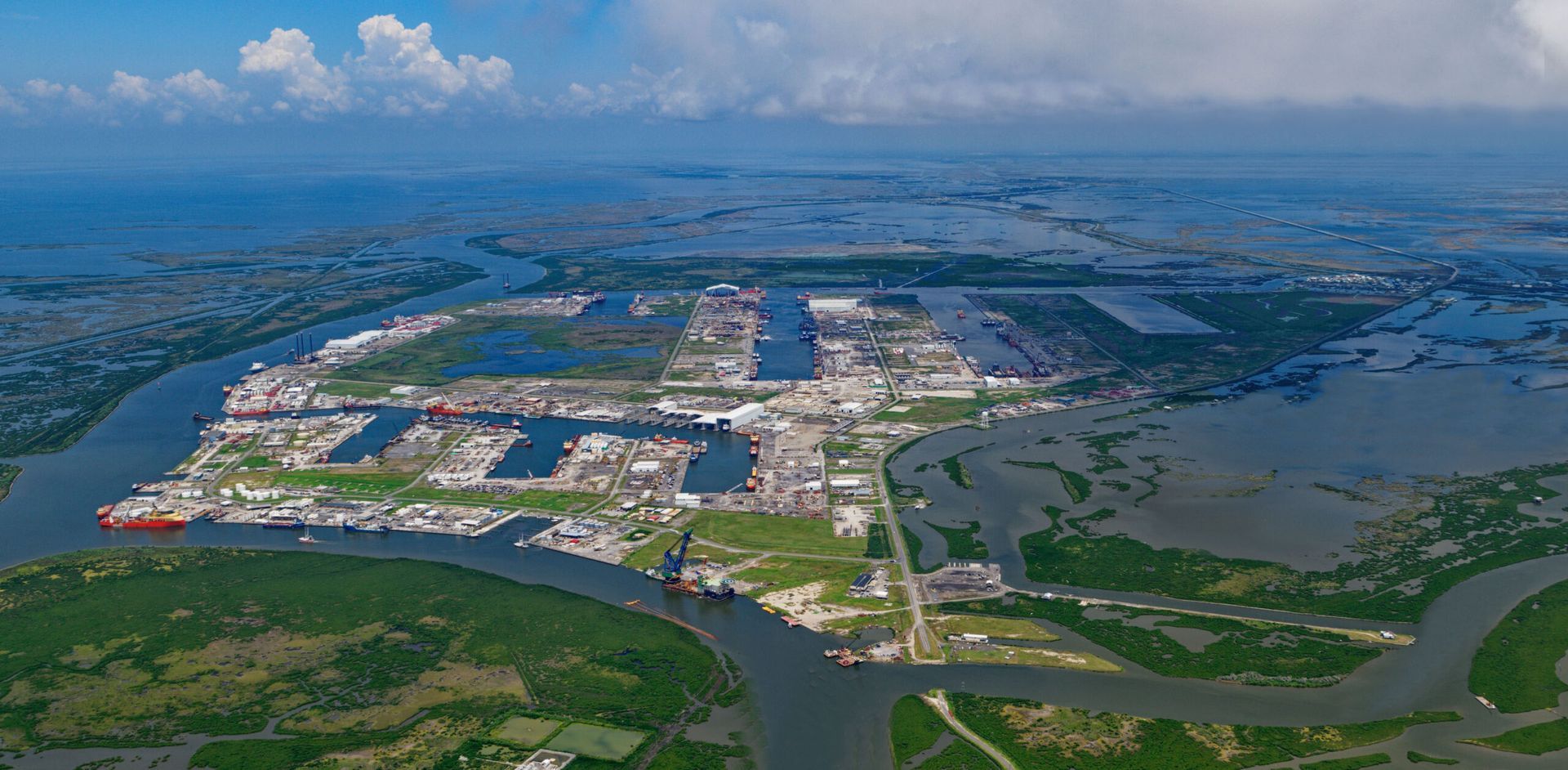 Port Fourchon Aerial View
