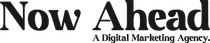 The logo for now ahead a digital marketing agency