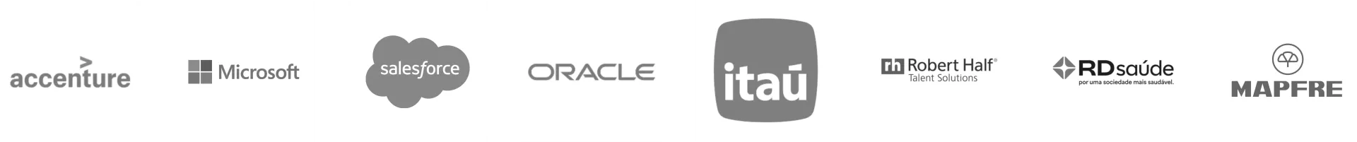 diversos logos de empresas parceiras