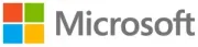 Um logotipo da microsoft com quadrados coloridos em um fundo branco