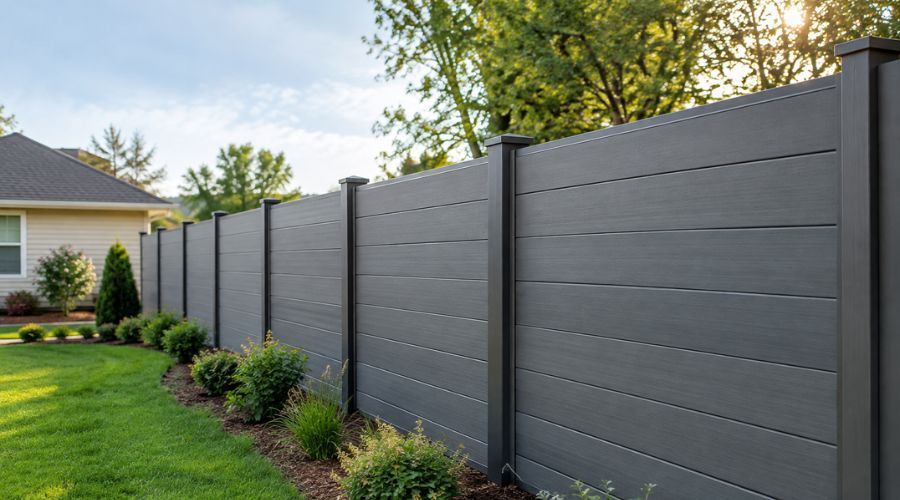 low-maintenance fence materials