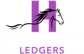 Purple H logo with a horse head and the word “WORKS” below