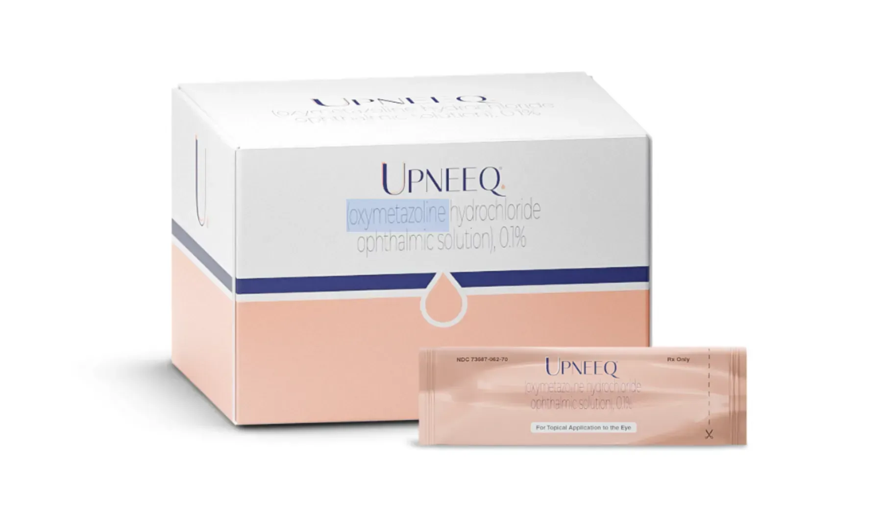 Box and single-use packet of