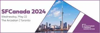 Event banner for SFCanada 2024, held Wednesday, May 22, at The Arcodian, Toronto, with a photo of the Toronto skyline.