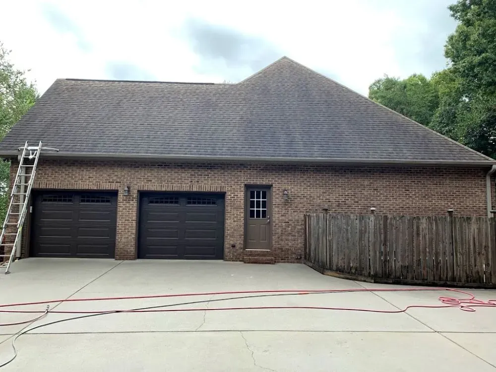 Clean Roof and Siding Before — Maryville, TN — Godbey Clean LLC