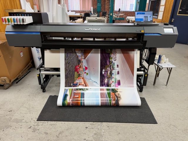 Roland Printer Printing large images
