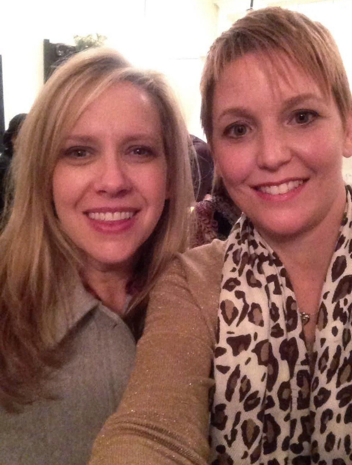 Paula and Loren smiling together