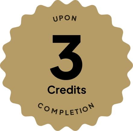 Badge: 4 Credits Upon Completion