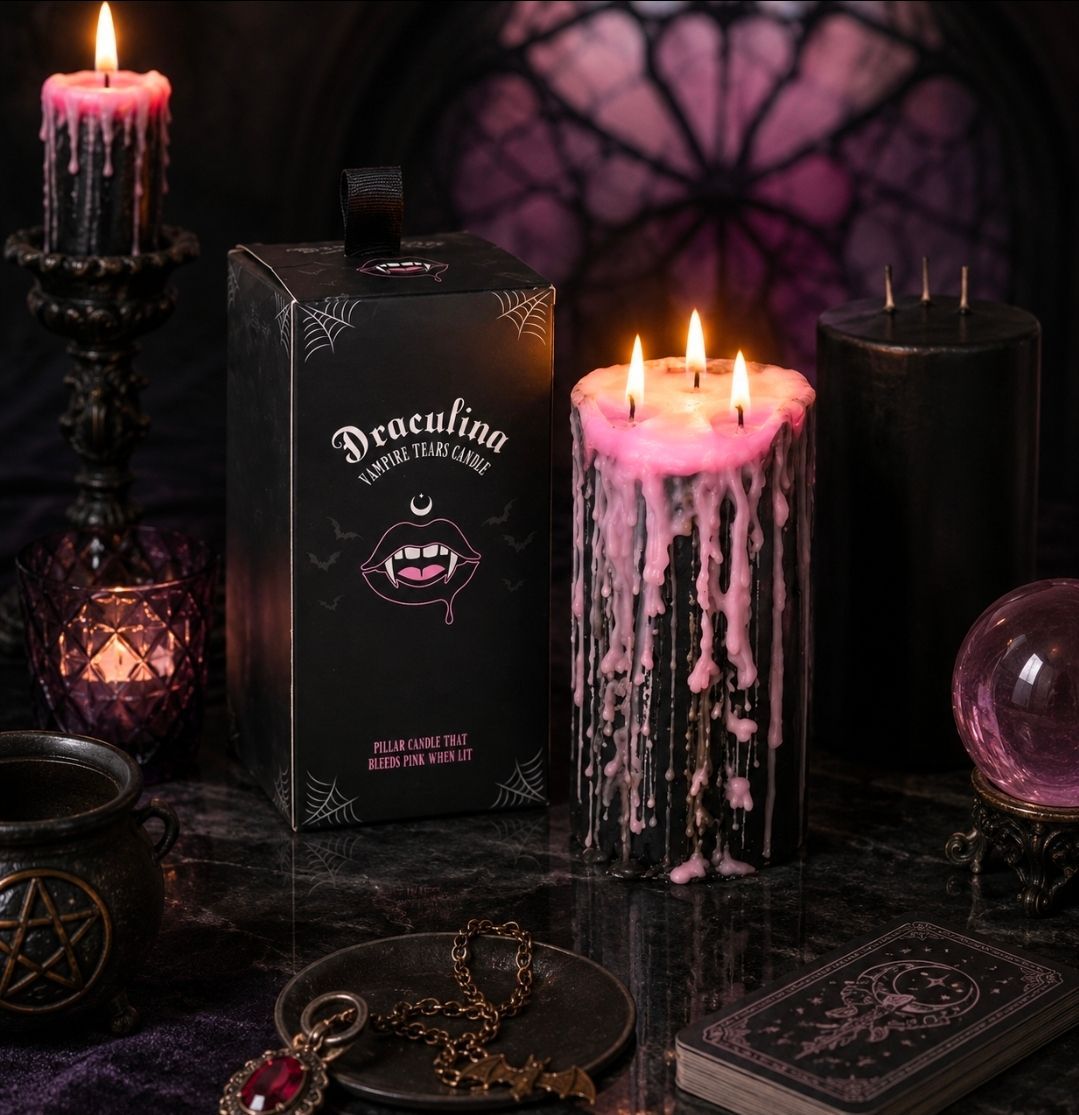 ? Dracula Vampire Tears Column Candle - Large
