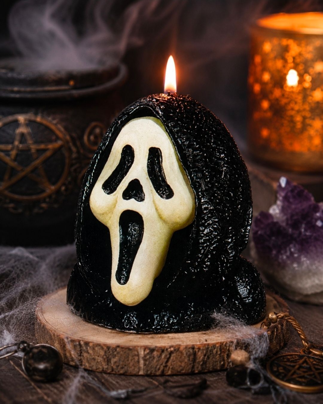 ? SCREAM Kaars – Glow in the Dark