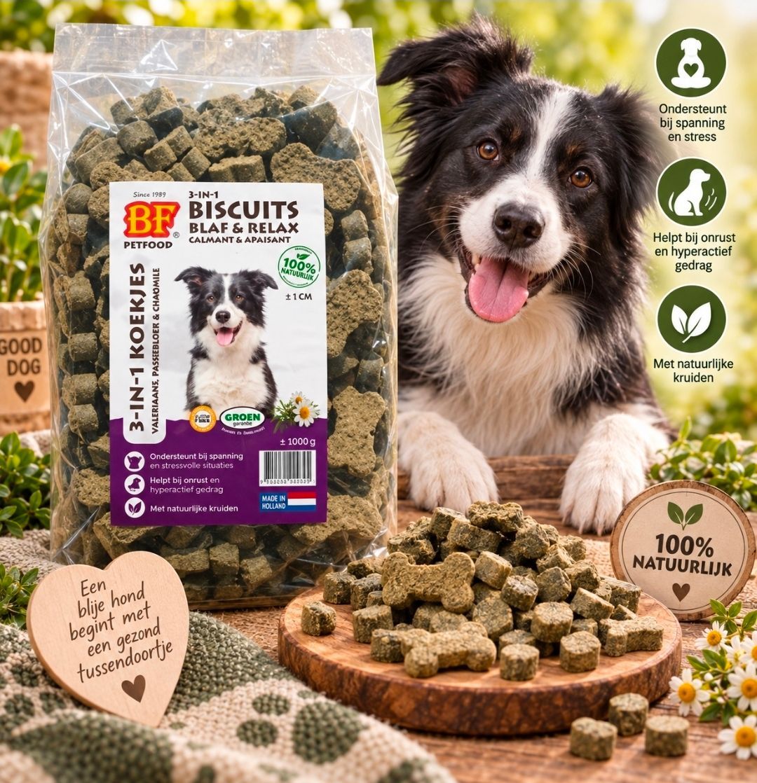 Blaf & Relax BF Petfood 3 In 1 Hondenkoekjes - 500 gram