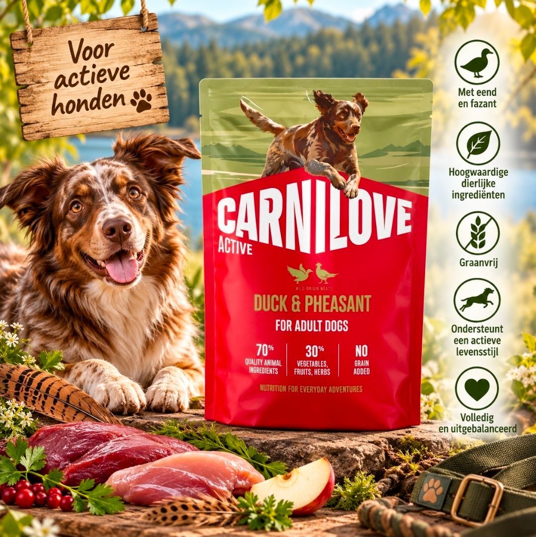 CARNILOVE Active Adult All Breeds Eend/ Fazant - 1,5 kg