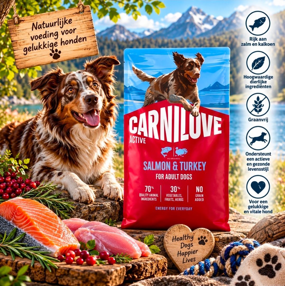 CARNILOVE Active Adult All Breeds Zalm/ Kalkoen - 12 kg