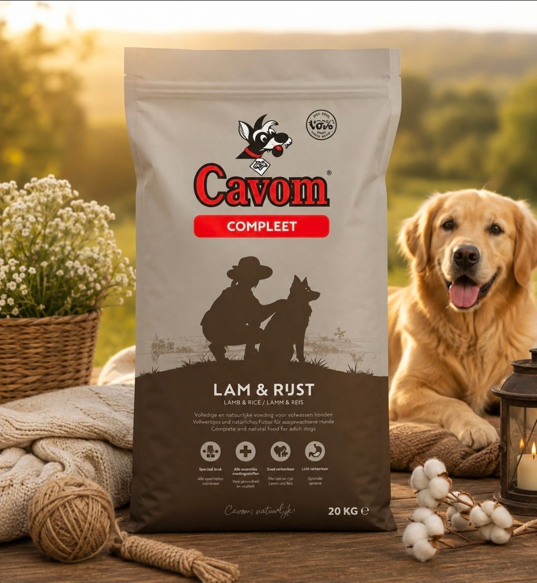CAVOM Compleet Lam/Rijst - 20 kg