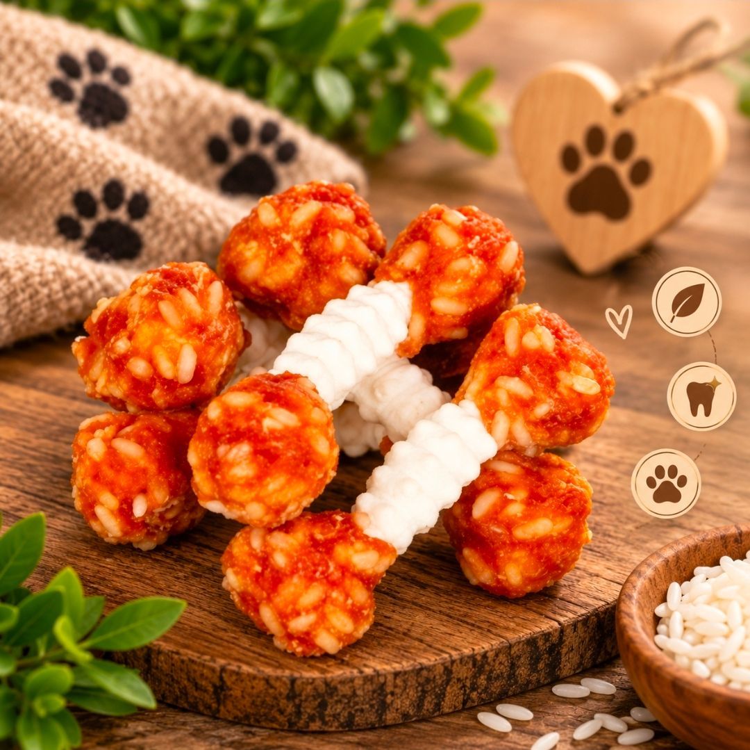 Chicken Chewing Dumbells, Trixie Denta Fun - 100 g