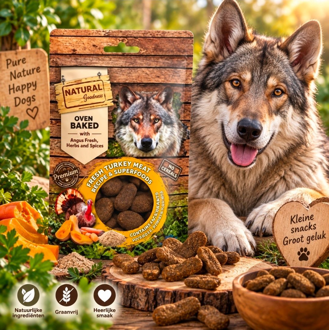 Digestive Support Mini Natural Greatness Oven Baked Biscuits - 75 g
