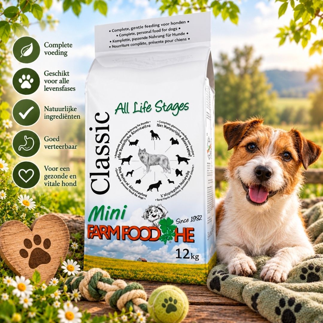 FARM FOOD Classic Mini / Pup / Kleine Rassen - 12 kg