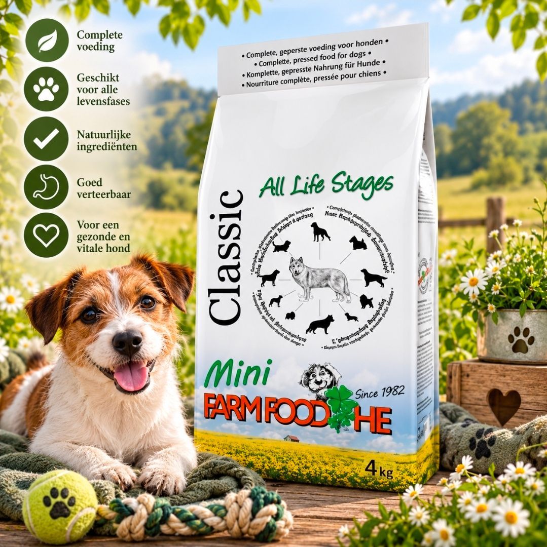 FARM FOOD Classic Mini / Pup / Kleine Rassen - 4 kg