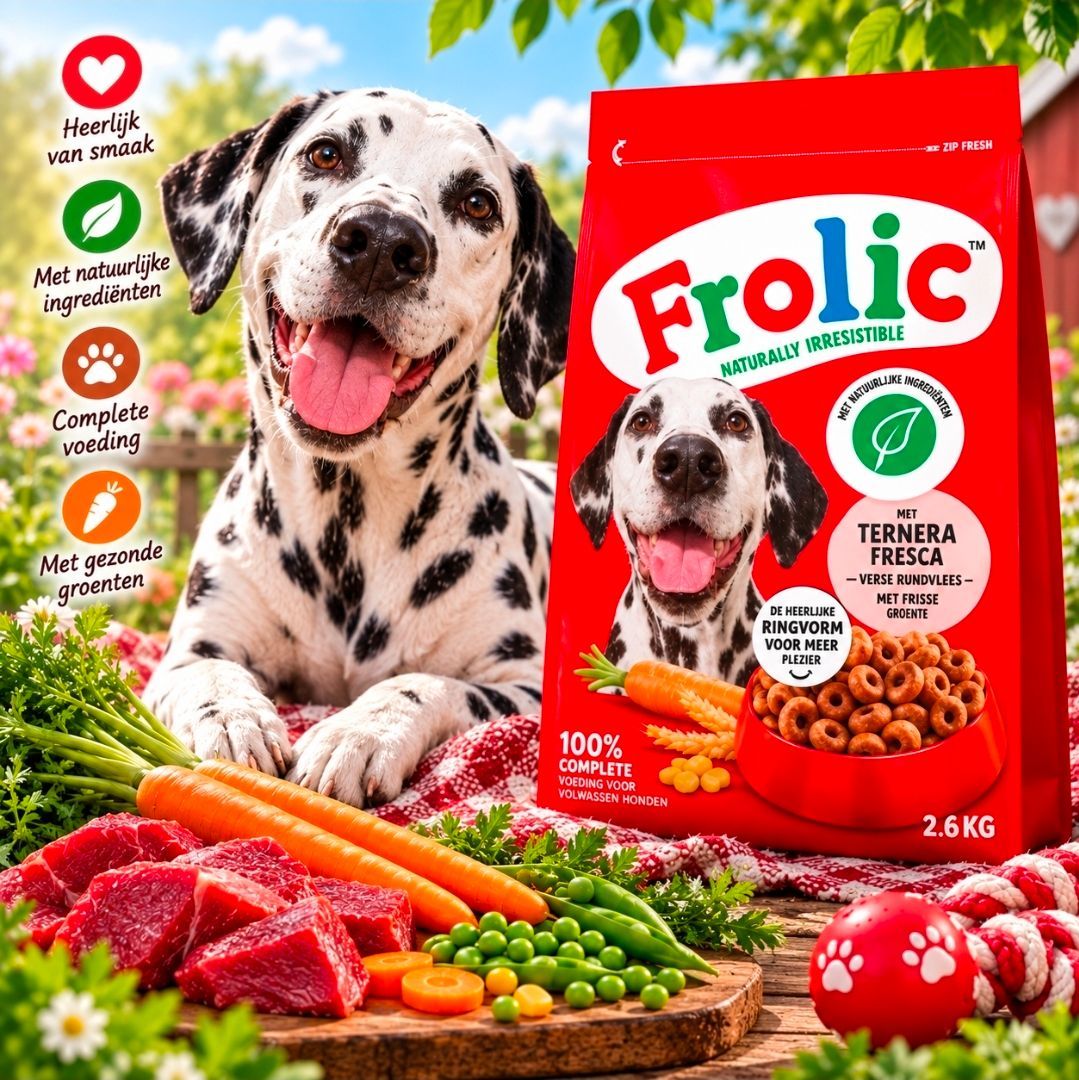 FROLIC Droog Met Rundvlees - 2,6 kg