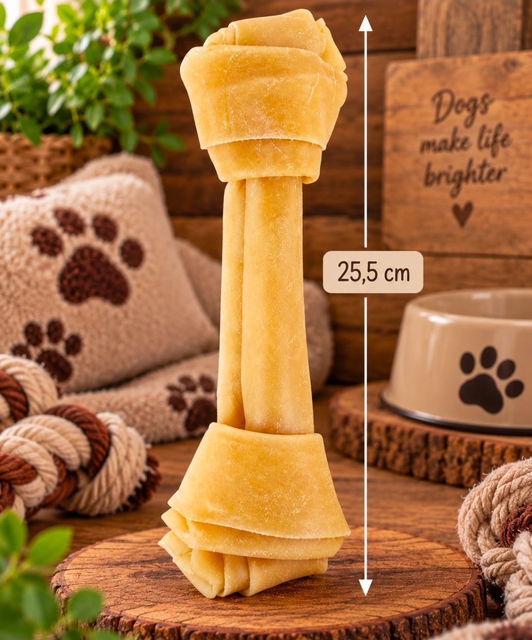 Geknoopt Bot Petsnack - 25,5 cm , 5st
