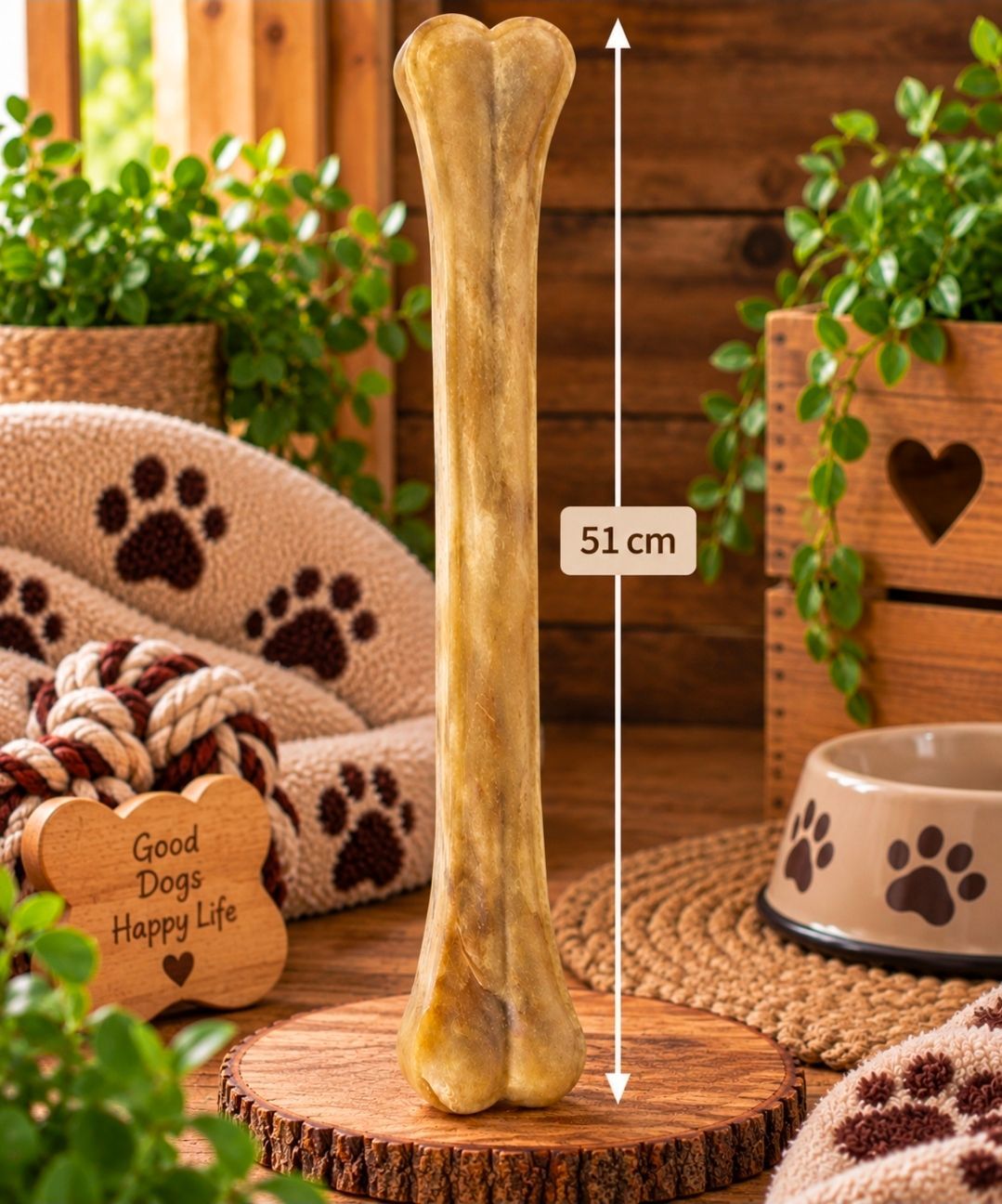 Geperst Bot Petsnack - 51 cm